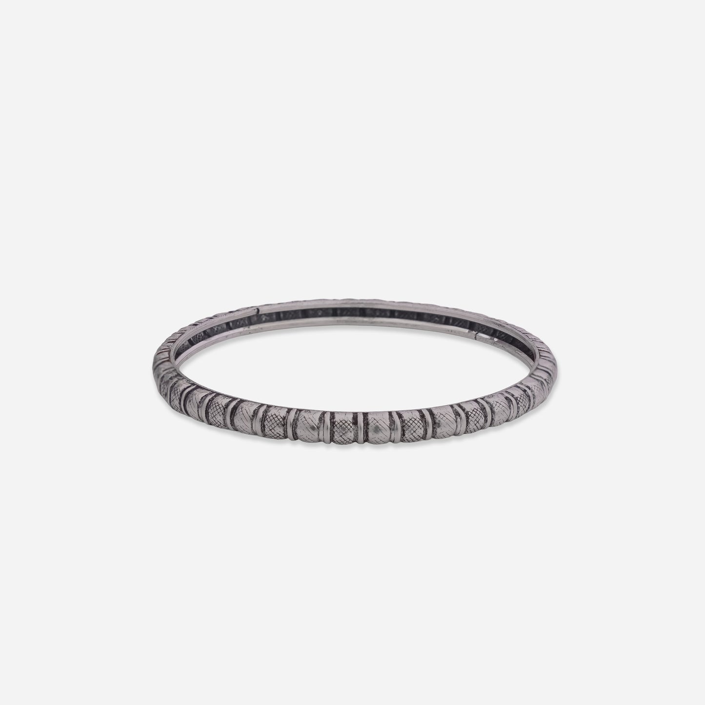 Rhythmic Engraved Bangle