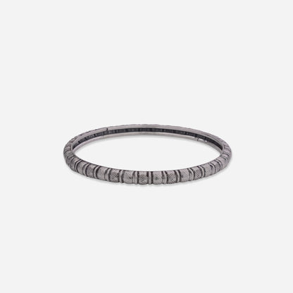 Rhythmic Engraved Bangle