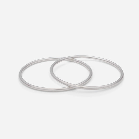 Mirror-Polish Minimalist Bangle