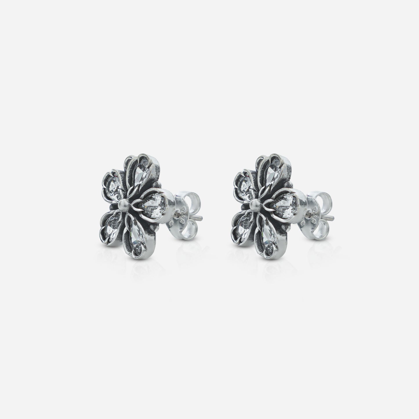 Geometric Sunburst Studs