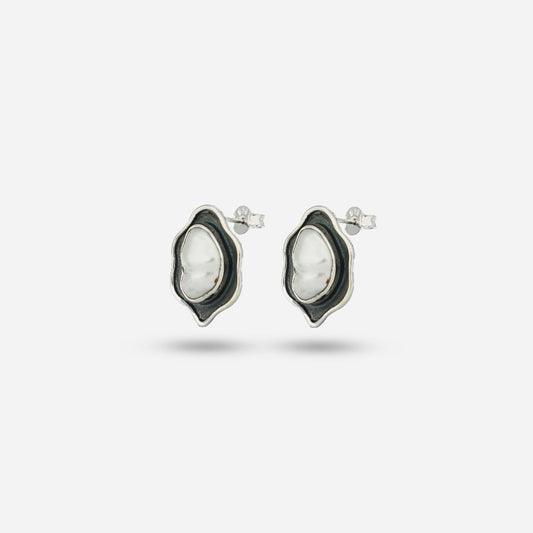 Silver Pearl Earrings for HER | 925 Silver Online - Silver World