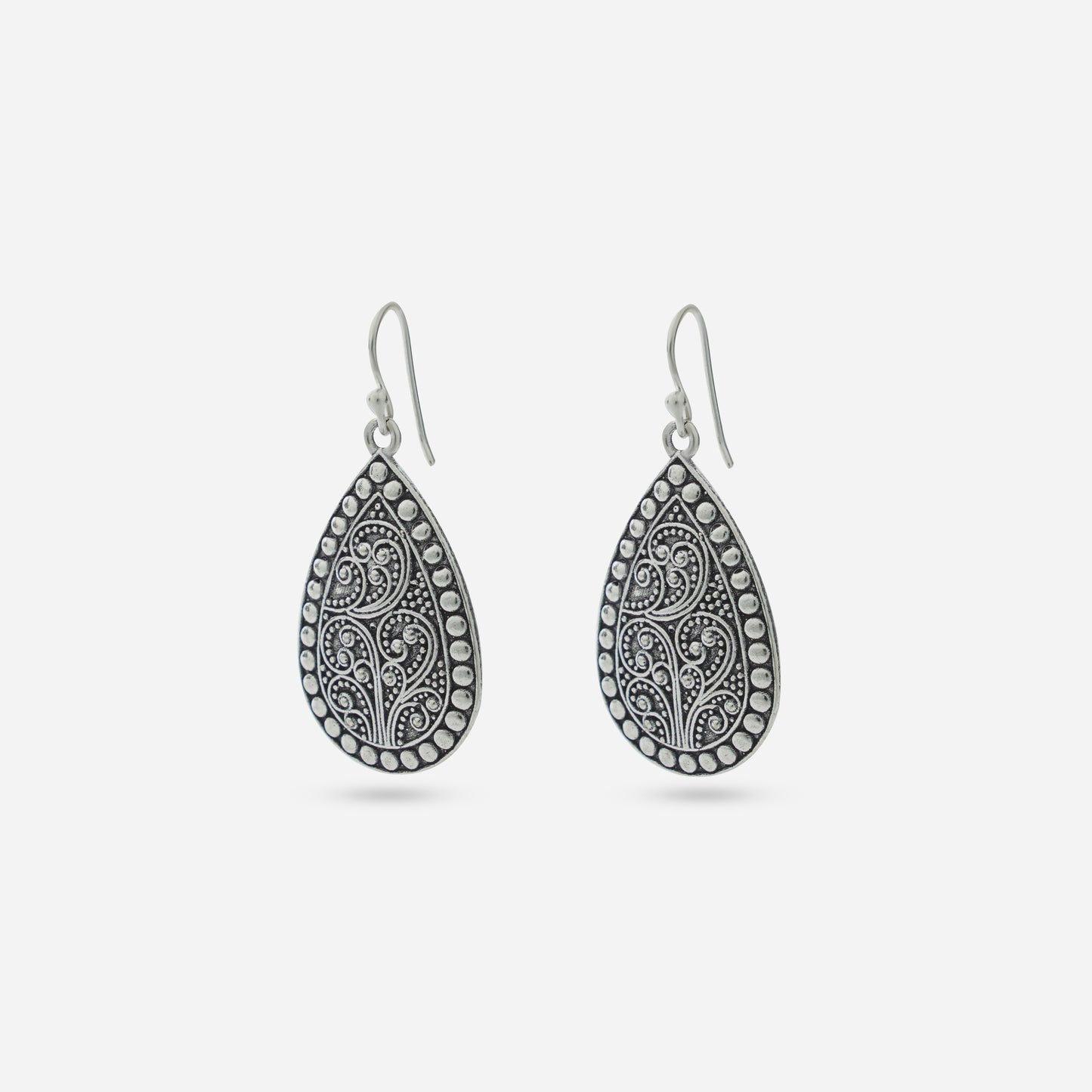 Tribal Filigree Teardrop