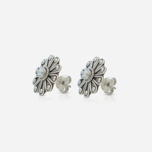 Moon-Drop Pearl Stud