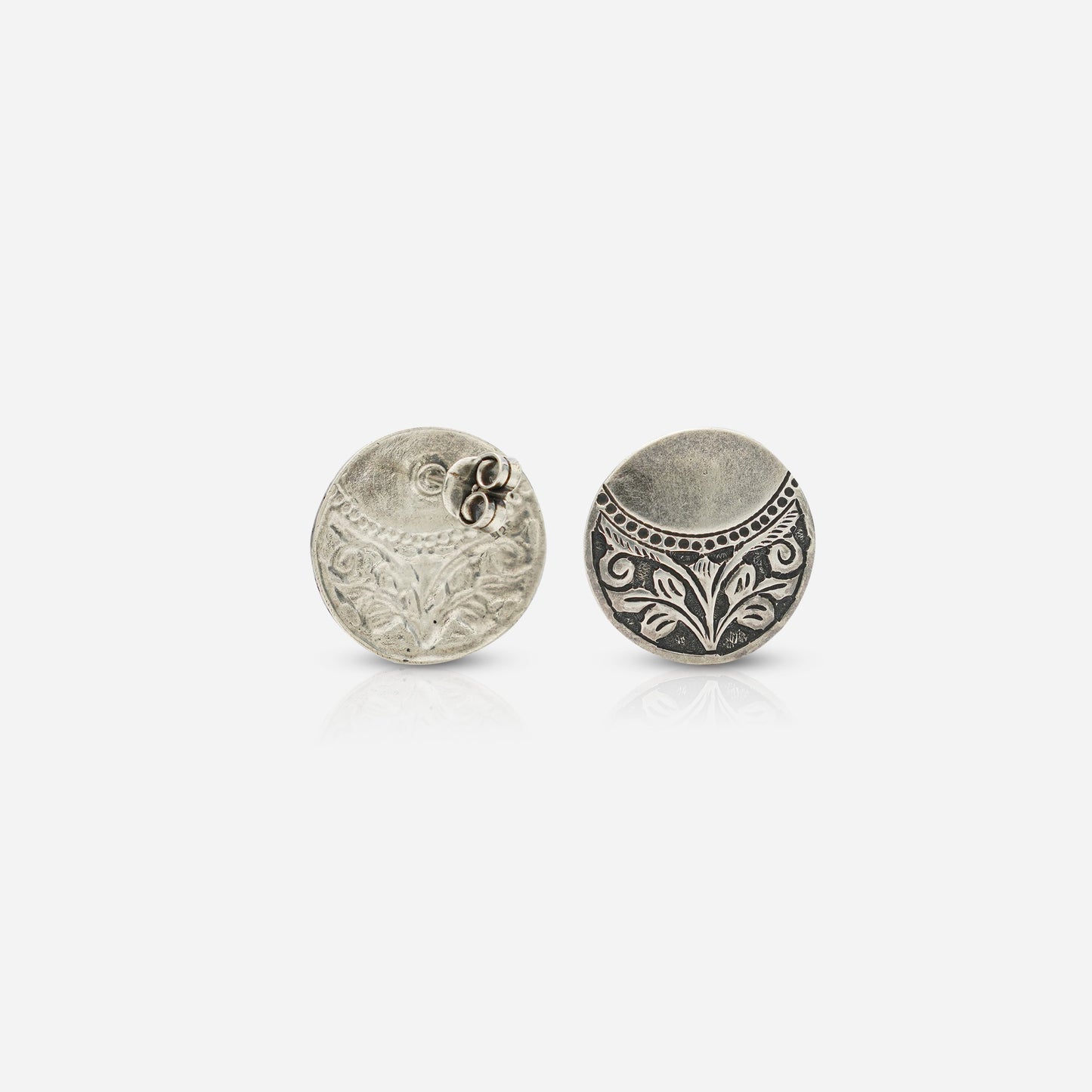 Tribal Medallion Stud