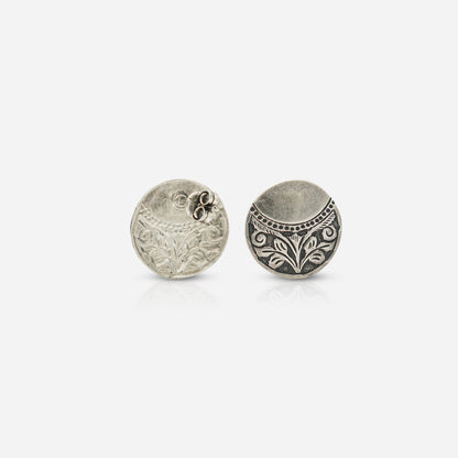Tribal Medallion Stud