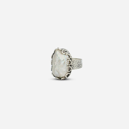925 Silver Pearl Ring