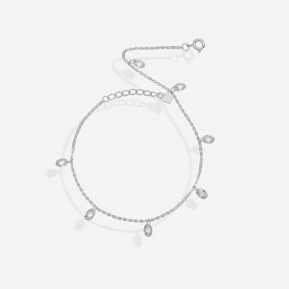 Luminous Teardrop Anklet