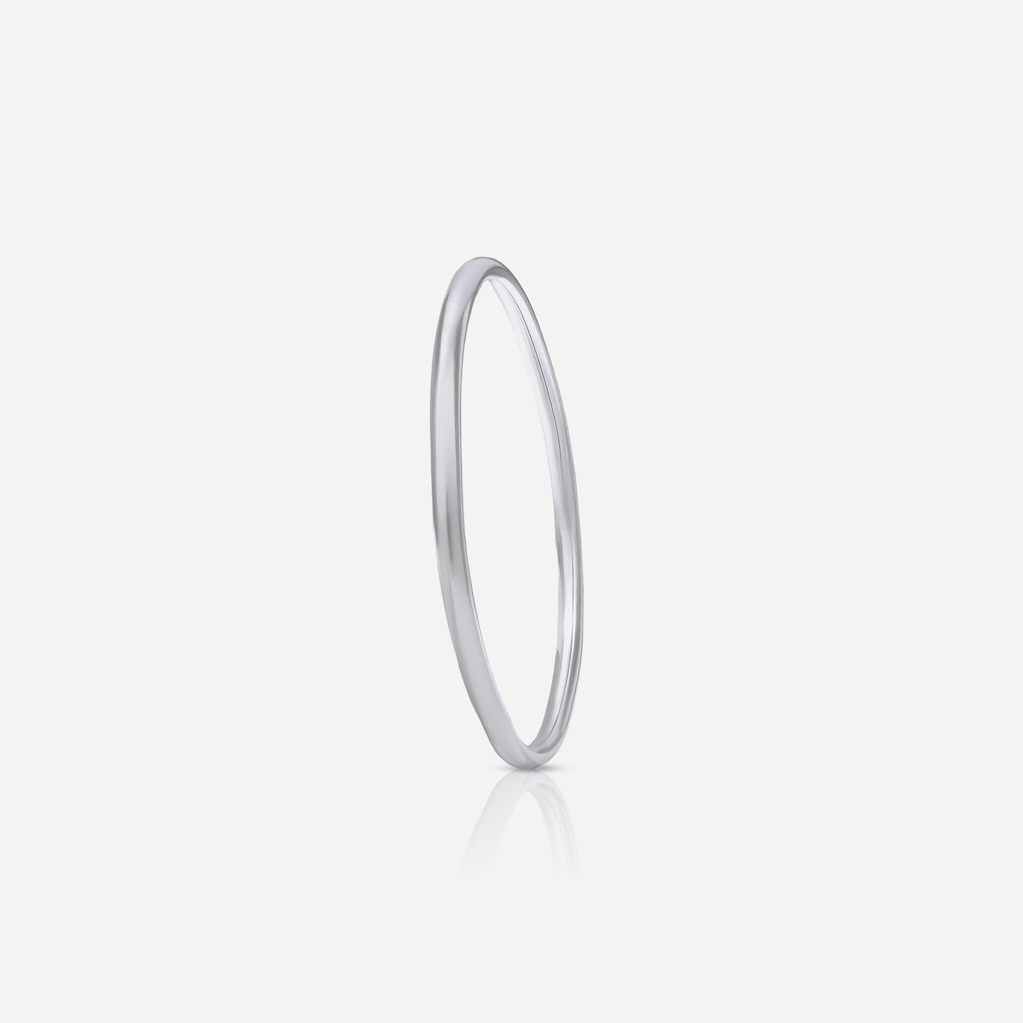 Mirror-Polish Minimalist Bangle