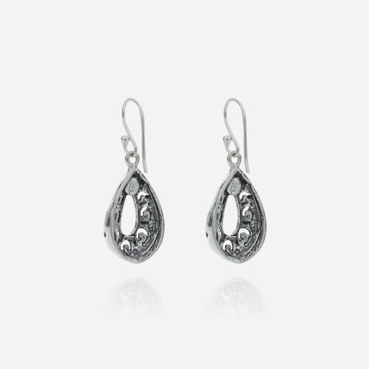 Tribal Scroll Teardrop