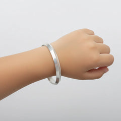 925 Silver Half-Round Kada