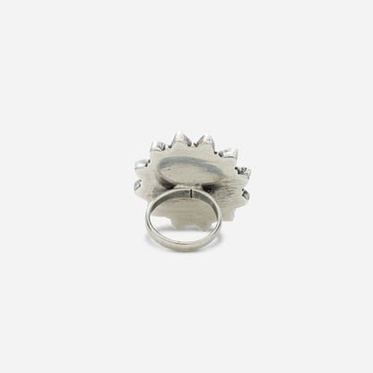 Multi-Stone Floral Ring