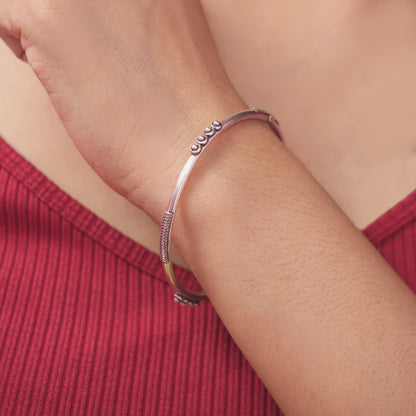 Geometric Accented Bangle