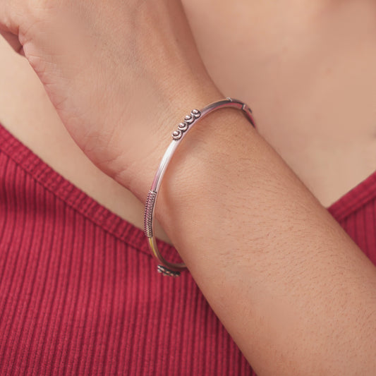 Geometric Accented Bangle