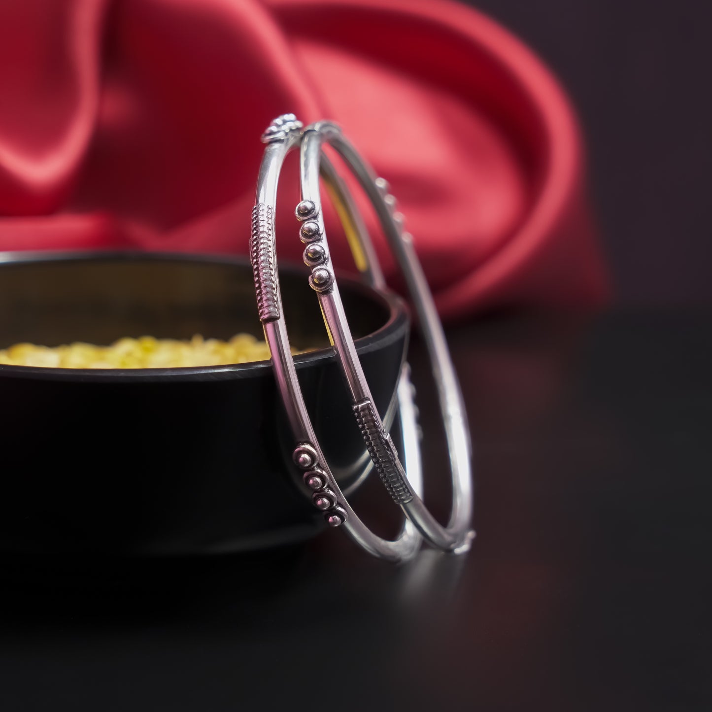 Geometric Accented Bangle
