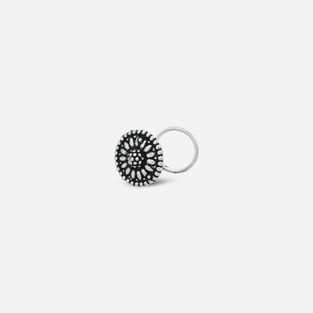 Ethnic Silver Nose Pin