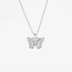 Pave Butterfly Pendant