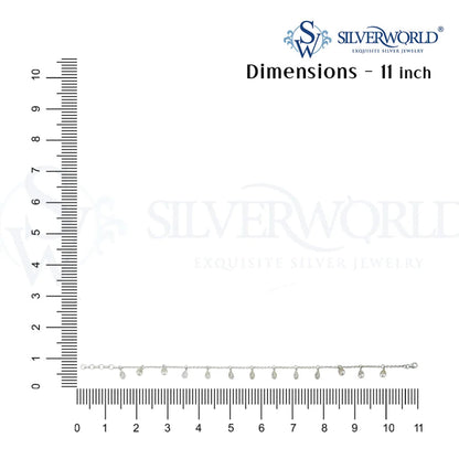 Silver Charms Anklets