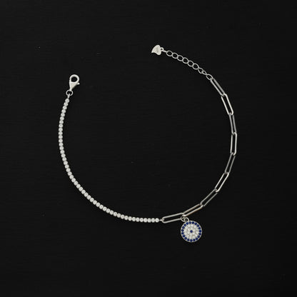 Zirconia Charms Anklet