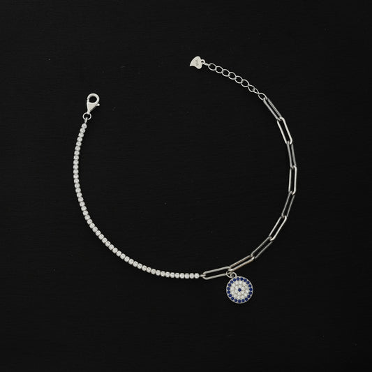 Zirconia Charms Anklet