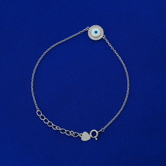 Radiant Evil Eye Charm Bracelet