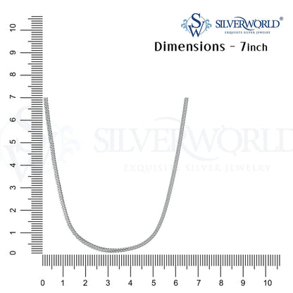 Silver Curb Chains