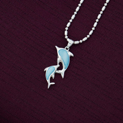 925 Silver Dolphin Pendant