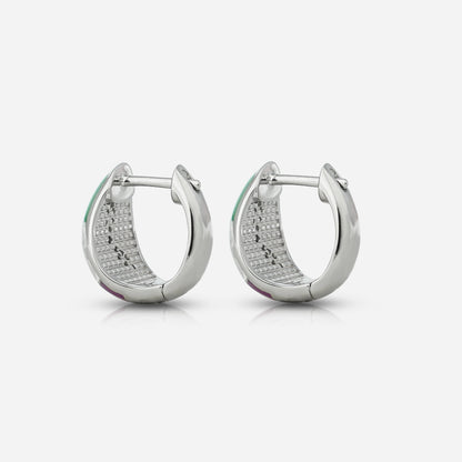 Colourful Enamel Earrings