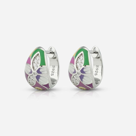 Colourful Enamel Earrings