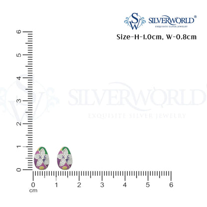 Colourful Enamel Earrings