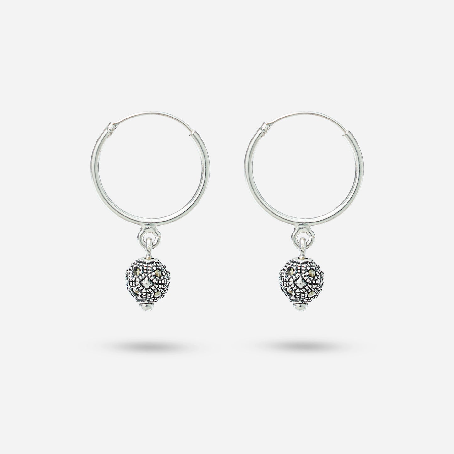 Silver Bali Earrings