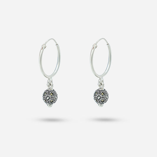 Silver Bali Earrings