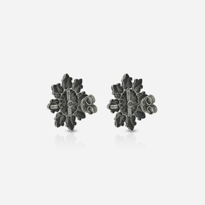 Tribal Floral Stud
