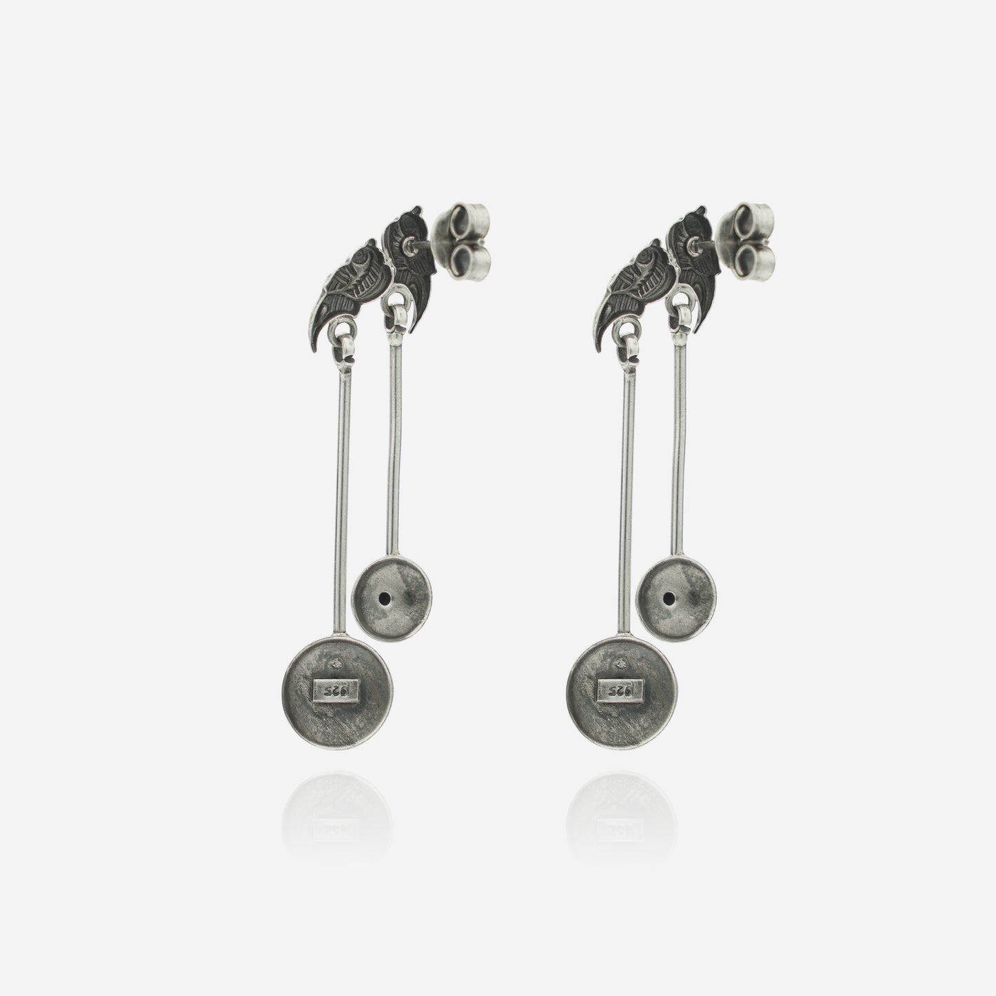 Bird Medallion Danglers
