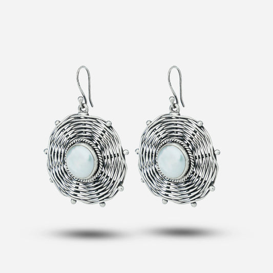 Silver Pearl Earrings