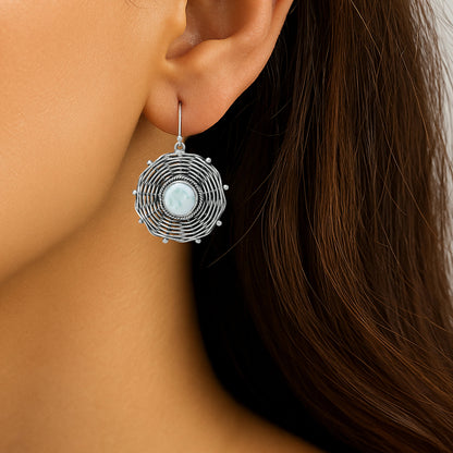 Silver Pearl Earrings