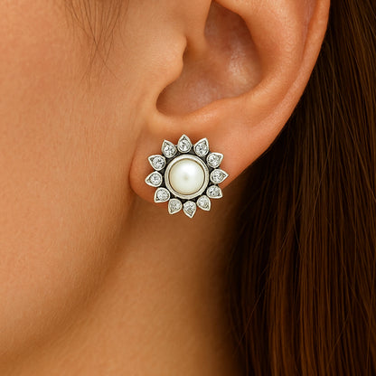 Pearl Stud Earrings