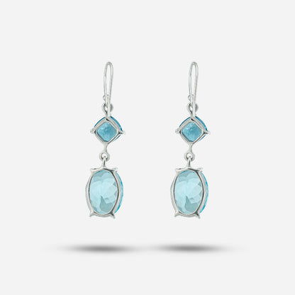 Blue Topaz Earrings