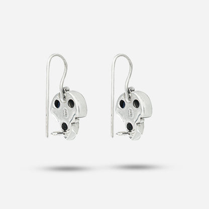Blue Zirconia Earrings