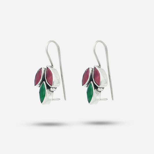 Colorful Zirconia Earrings