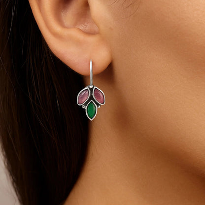 Colorful Zirconia Earrings