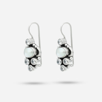 Silver Zirconia Earrings