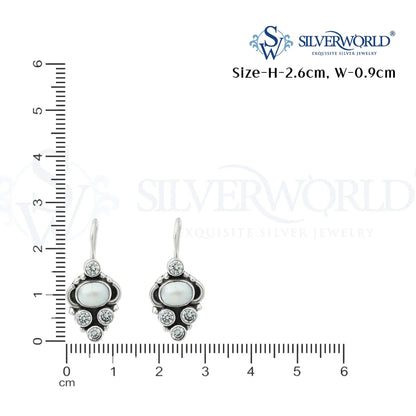 Silver Zirconia Earrings