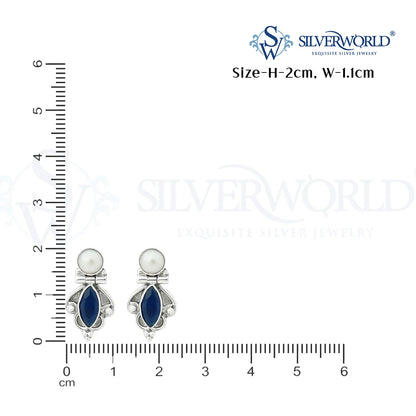 Blue Stone Earrings