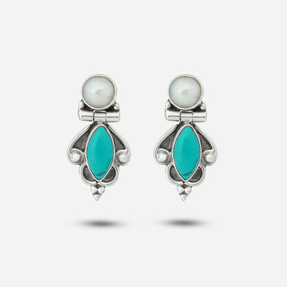 Silver Turquoise Earrings