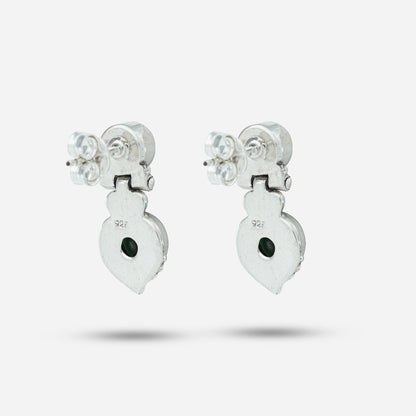 Green Pearl Earrings