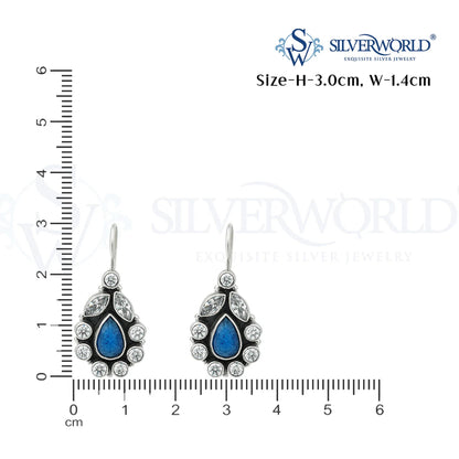 Silver Teardrop Earrings