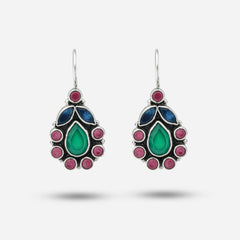 Colorful Zirconia Earrings