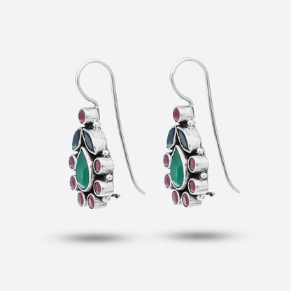 Colorful Zirconia Earrings