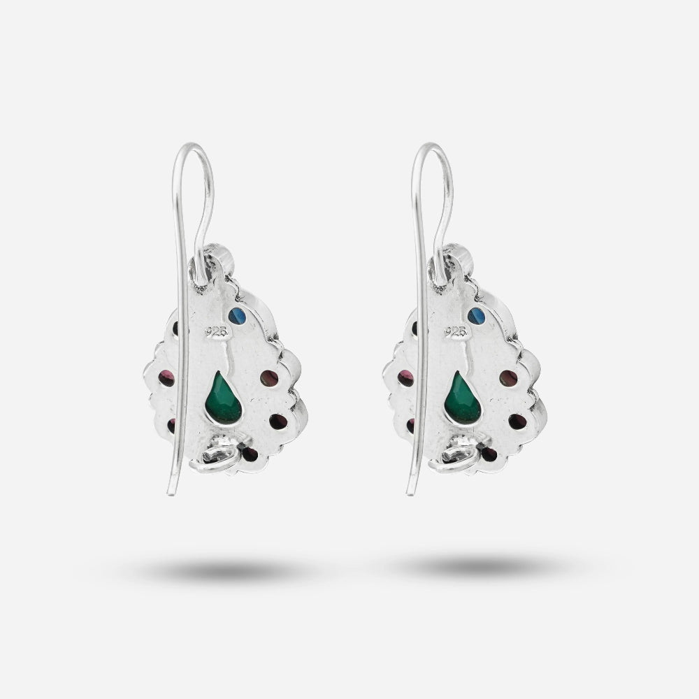 Colorful Zirconia Earrings