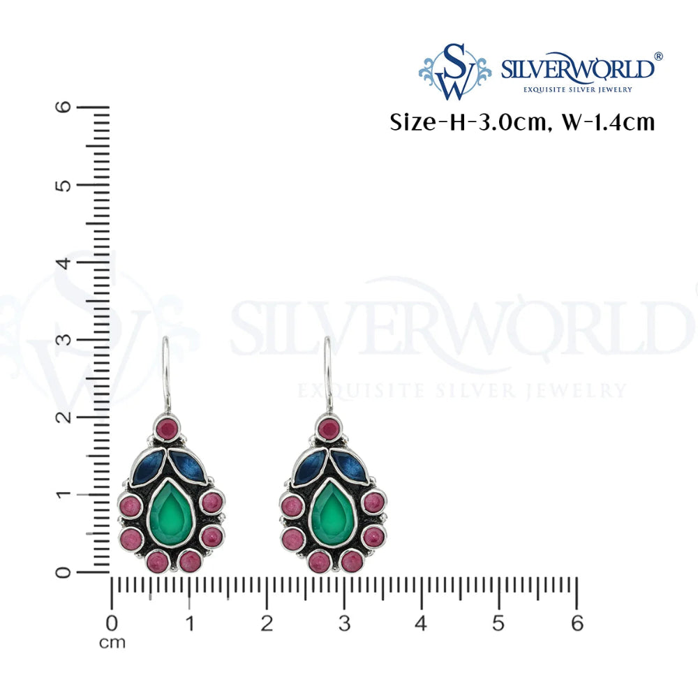 Colorful Zirconia Earrings